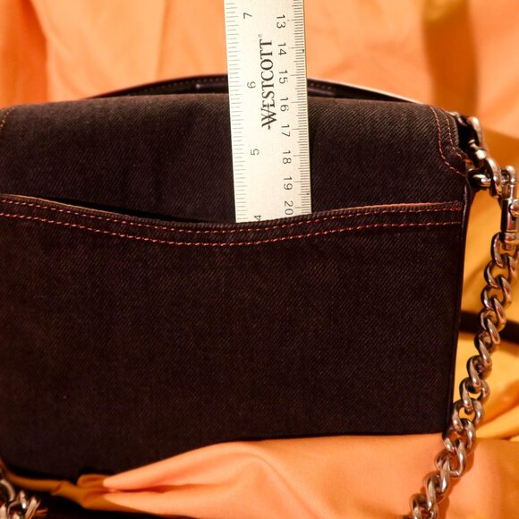 Coach Black Denim Cassie Crossbody Bag 19 - Picture 7 of 13